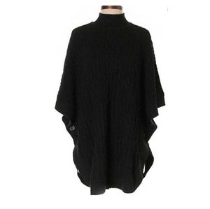 Black XS Poncho